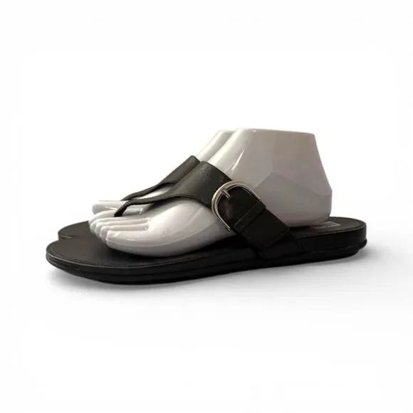 FITFLOP Gracie Black Flip Flop, New without Box! Size US 10 - Picture 4 of 11